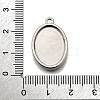 304 Stainless Steel Pendant Cabochon Settings X-STAS-S181-02P-E-3