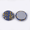 Handmade Straw Woven Cabochons WOVE-S119-03A-06-2