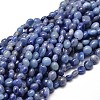 Natural Dyed & Heated Blue Aventurine Nuggets Beads Strands X-G-J335-34-1