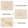 72Pcs 12 Style Brass Linking Rings KK-FH0005-73-4