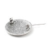 Tibetan Style Alloy Brooches JEWB-O016-03E-AS-2