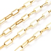 3.28 Feet Ion Plating(IP) 304 Stainless Steel Paperclip Chains X-CHS-D030-02G-2