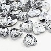 Acrylic Rhinestone Buttons X-BUTT-J007-01-C-1