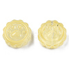 Transparent Spray Painted Glass Beads GLAA-N035-037-C05-3