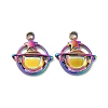Ion Plating(IP) 304 Stainless Steel Pendants STAS-B032-31MC-2