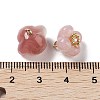 Natural Agate Osmanthus Flower Charms G-Z052-02A-3
