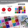 600Pcs 24 Colors Transparent Crackle Glass Beads CCG-PH0001-12-2