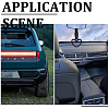 2Pcs ABS Plastic Heart Rear Bumper Warning Handle Ring HJEW-SP0001-49B-7
