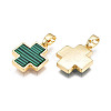 Real 18K Gold Plated Brass Pendants KK-N233-172A-01D-3