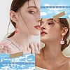DIY Natural Shell Dangle Earring Making Kit DIY-SC0025-80-5