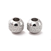 Non-Tarnish Textured 304 Stainless Steel Beads STAS-P306-01A-P-2