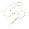 Brass Bar Link Chain Necklace Making AJEW-JB01188-01-1