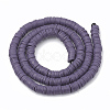 Handmade Polymer Clay Beads X-CLAY-R067-8.0mm-04-3