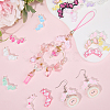 24Pcs 12 Colors Opaque Alloy Beads FIND-SC0011-87-4
