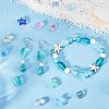 150Pcs 15 Style Transparent Spray Painted Glass Beads GLAA-SC0001-92-4