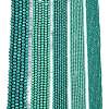 Electroplate Opaque Solid Color Glass Beads Strands EGLA-A044-P8mm-L31-2