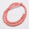 Natural Malaysia Jade Beads Strands G-A146-6mm-B08-4