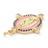 Brass Micro Pave Cubic Zirconia Pendants ZIRC-P200-11A-G01-3