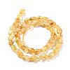 Heated Natural Citrine Beads Strands G-G018-04-2