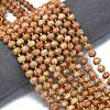 Natural Orange Garnet Beads Strands G-K389-E59-01-2