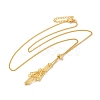 Rack Plating Brass Macrame Pouch Necklace Making for Gemstone Nuggets KK-M285-02C-G-1