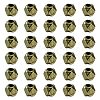 Polyhedron Tibetan Style Alloy Finding Beads FIND-YW0004-25AB-1