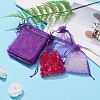 Organza Gift Bags with Drawstring OP-R016-9x12cm-20-4