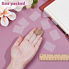 40Pcs PP Plastic Blank Bookmarks AJEW-BC0009-19-3