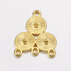 Alloy Rhinestone Connector Settings LS-EA10684Y-G-1
