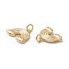 Rack Plating Brass Pendants KK-M221-03G-RS-2