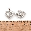 Brass Micro Pave Cubic Zirconia Pendants KK-G533-24P-3