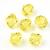 Transparent Acrylic Beads TACR-S146-4mm-09-2