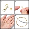 Brass Lobster Claw Clasps DIY-YW0009-37G-5