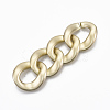 Spray Painted CCB Plastic Linking Rings CCB-R104-05B-02-3