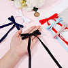 Big Bowknot Polyester Alligator Hair Clips AJEW-CP0008-39C-3