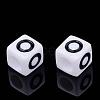 Letter Acrylic Beads PL37C9129-O-2