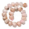 Natural Morganite Beads Strands G-H078-B20-01-3