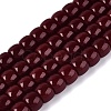 Opaque Glass Beads Strands GLAA-NH0002-B13-1