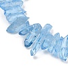 Natural Quartz Crystal Points Beads Strands G-K181-B06-01-3
