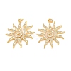 Brass Micro Pave Clear Cubic Zirconia Pendants KK-C166-02G-1