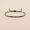 Bohemian Style Glass Seed Beaded Braided Bead Bracelets  for Women DY3905-2-1