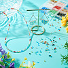 18 Strands 9 Colors AB Color Plated Transparent Glass Beads Strands GLAA-TA0004-44-7