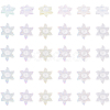30Pcs 6 Colors Acrylic Ear Nuts FIND-HS0002-43-1