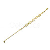 Electroplated Alloy Link Bracelets BJEW-T012-004-RS-4