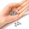 Brass Rhinestone Spacer Beads RB-YW0001-05D-01P-5