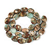 Synthetic Aqua Terra Jasper Beads Strands G-S366-015B-01-2