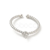 Brass Cup Peg Open Cuff Ring Settings LS-KK-G518-02P-02-2
