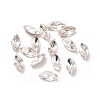 Glass Rhinestone Cabochons GGLA-P002-03C-09-2
