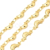 304 Stainless Steel Moon Link Chains CHS-C021-03G-G-1