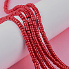Synthetic Turquoise Beads Strands TURQ-G110-8x4mm-01-2